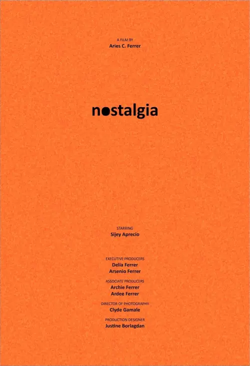Постер до фільму "Nostalgia"
