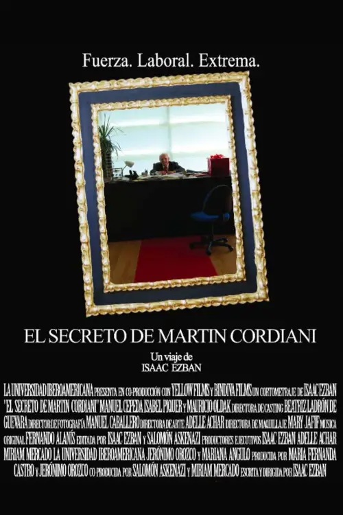 Постер до фільму "The Secret of Martin Cordiani"