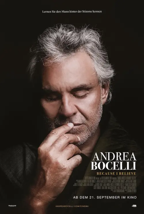 Постер до фільму "Andrea Bocelli: Because I Believe"