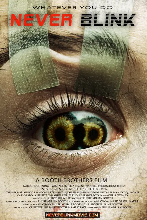Постер до фільму "Never Blink"