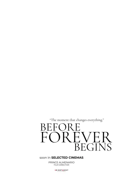 Постер до фільму "Before Forever Begins"