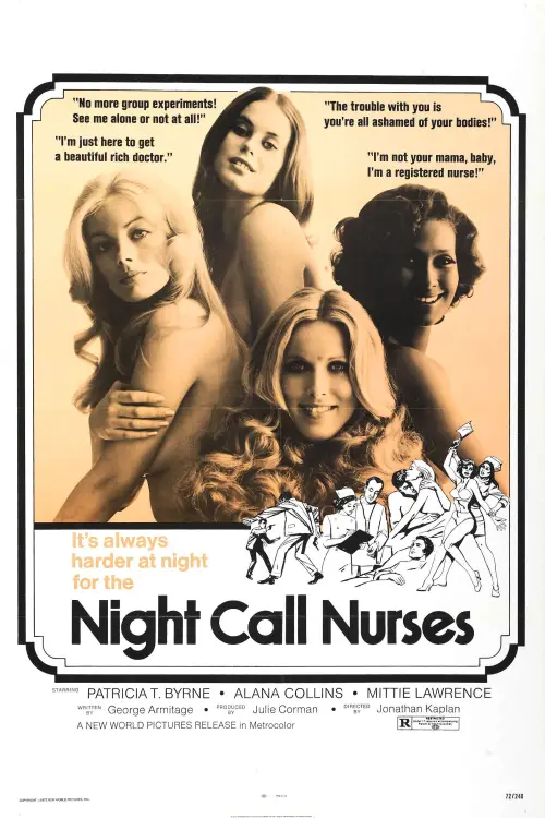 Постер до фільму "Night Call Nurses"