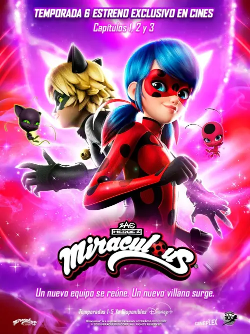 Постер до фільму "Miraculous : Les Aventures de Ladybug et Chat Noir"