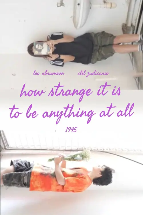 Постер до фільму "how strange it is to be anything at all"