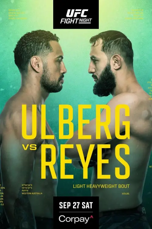 Постер до фільму "UFC Fight Night 260: Ulberg vs. Reyes"