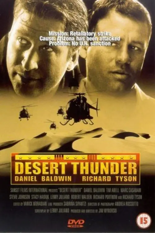 Постер до фільму "Desert Thunder"