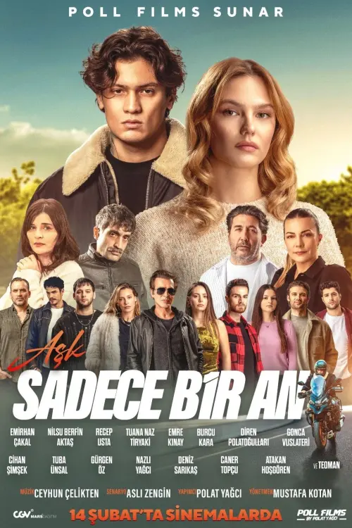 Постер до фільму "Aşk Sadece Bir An"