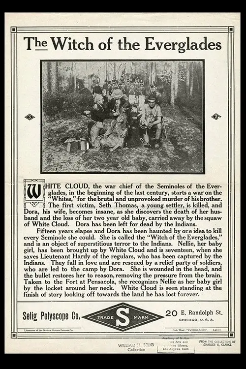 Постер до фільму "The Witch of the Everglades"