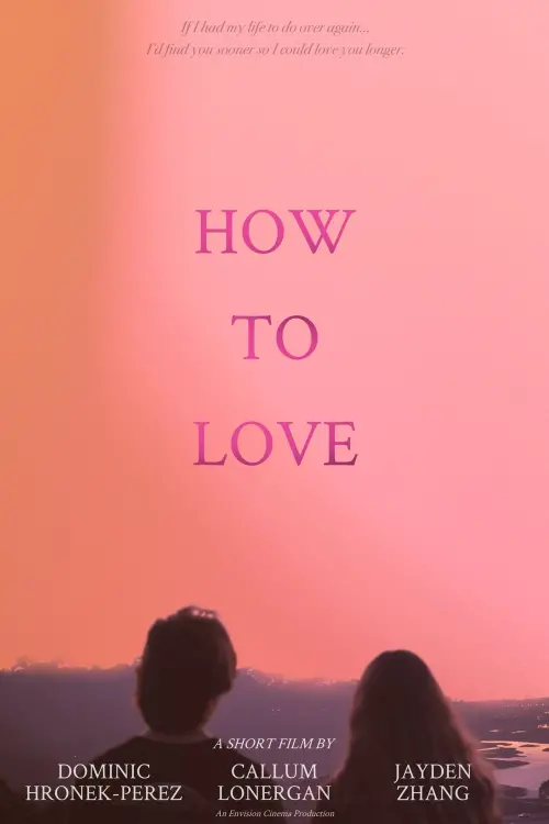 Постер до фільму "How to Love"