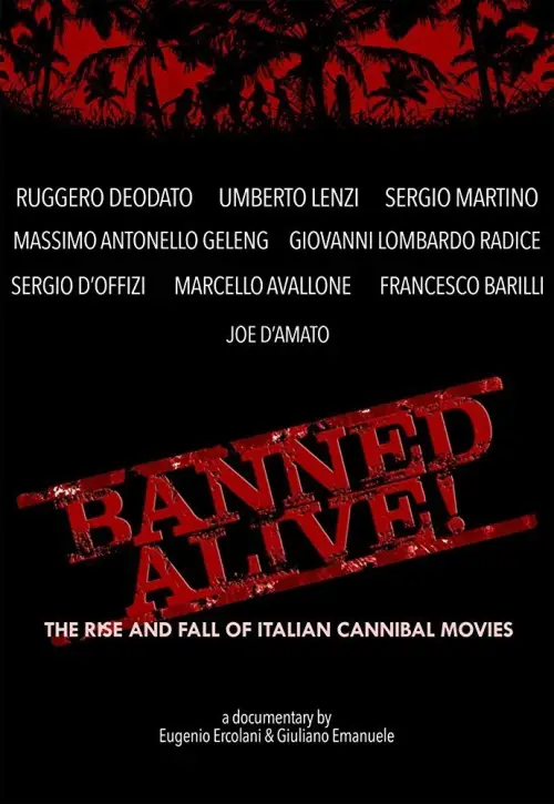 Постер до фільму "Banned Alive! The Rise and Fall of Italian Cannibal Movies"