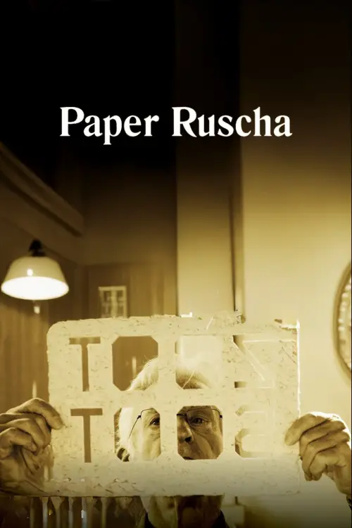 Постер до фільму "Paper Ruscha"
