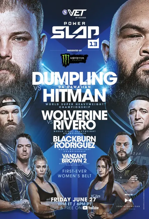 Постер до фільму "Power Slap 13: Dumpling vs. Da Hawaiian Hitman"