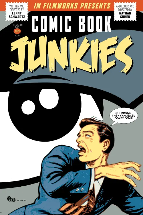 Постер до фільму "Comic Book Junkies"