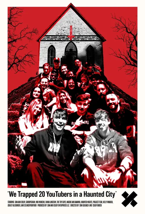 Постер до фільму "We Trapped 20 YouTubers in a Haunted City"