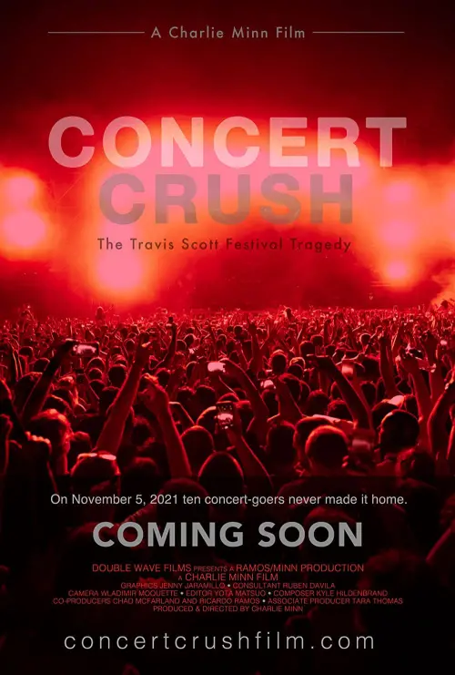 Постер до фільму "Concert Crush: The Travis Scott Festival Tragedy"