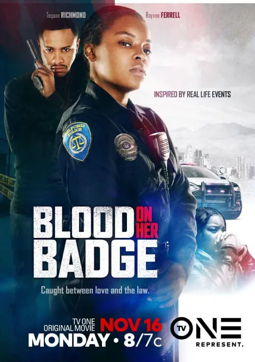 Постер до фільму "Blood on Her Badge"
