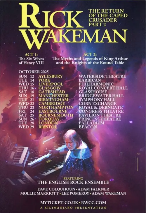 Постер до фільму "Rick Wakeman: The Return of the Caped Crusader Part 2"