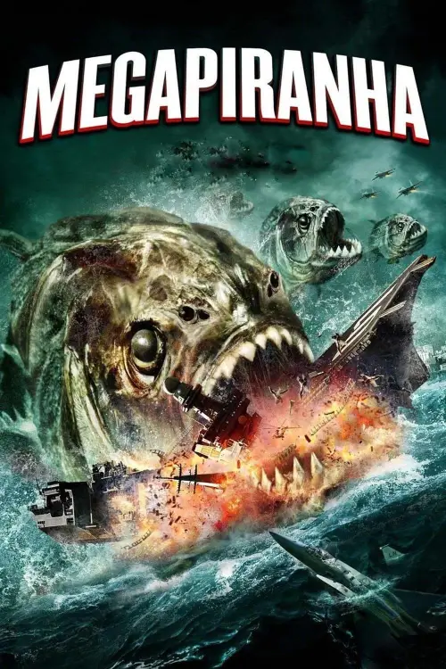Постер до фільму "Mega Piranha"