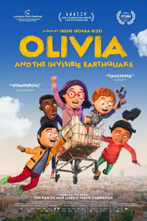 Постер до фільму "Olivia and the Invisible Earthquake"