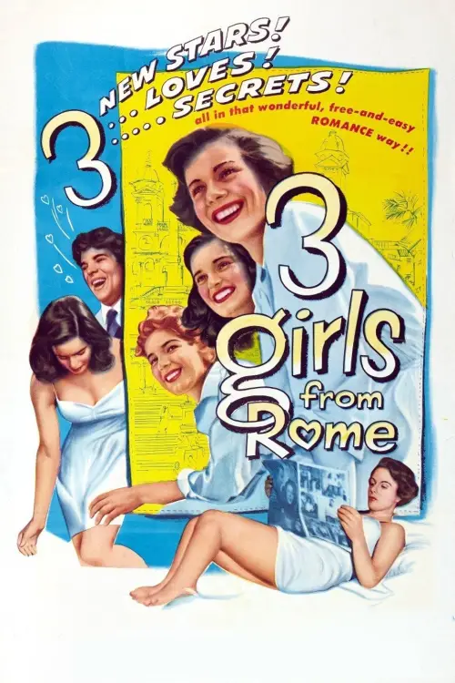 Постер до фільму "Three Girls from Rome"