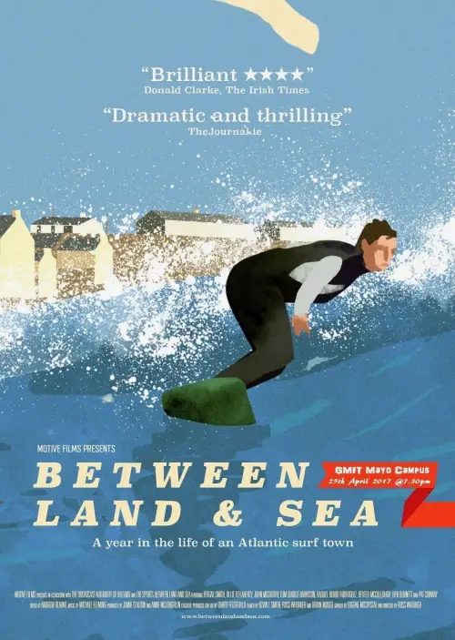 Постер до фільму "Between Land and Sea: A Year in the Life of an Atlantic Surf Town"