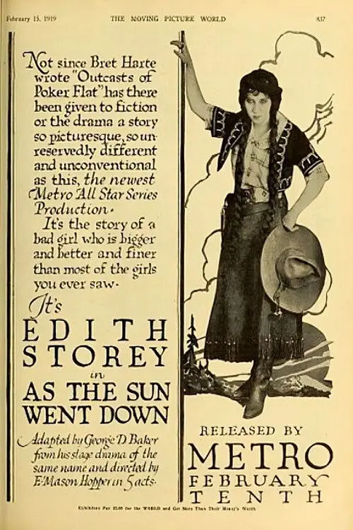 Постер до фільму "As the Sun Went Down"