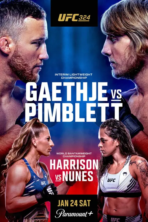 Постер до фільму "UFC 324: Gaethje vs. Pimblett"
