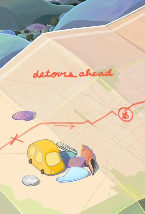 Постер до фільму "Detours Ahead"