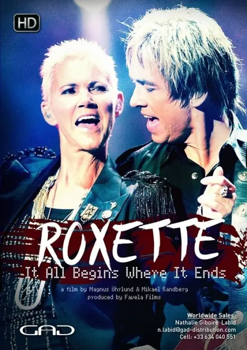 Постер до фільму "Roxette: It All Begins Where It Ends"