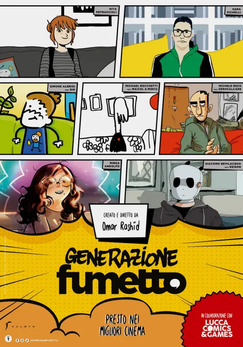 Постер до фільму "Generazione Fumetto"
