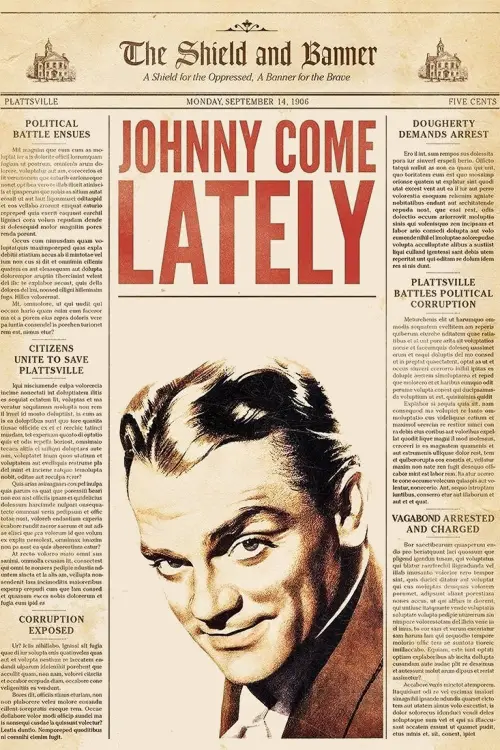 Постер до фільму "Johnny Come Lately"