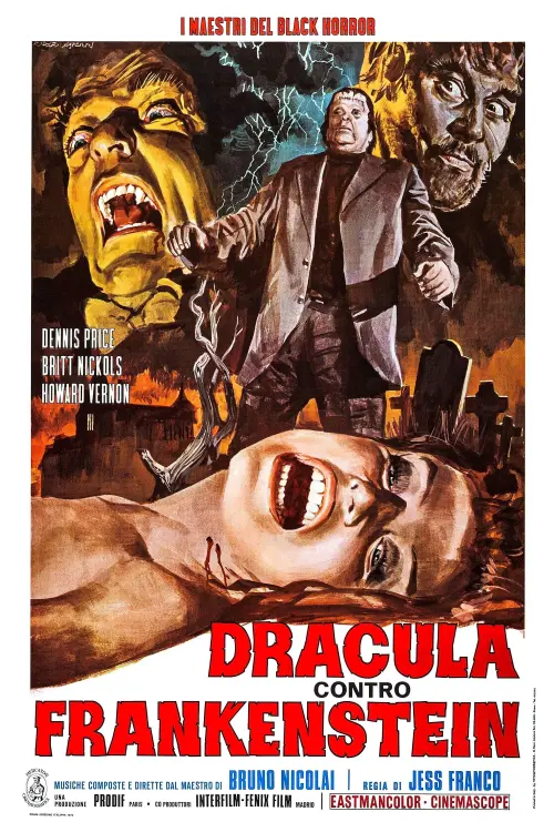 Постер до фільму "Dracula, Prisoner of Frankenstein"