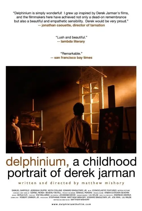Постер до фільму "Delphinium: A Childhood Portrait of Derek Jarman"