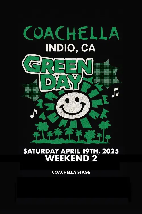 Постер до фільму "Green Day: Live at Coachella 2025, Weekend 2"
