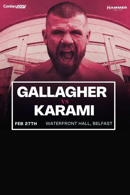 Постер до фільму "Paddy Gallagher vs. Bahadur Karami"