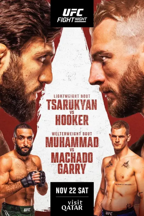 Постер до фільму "UFC Fight Night 265: Tsarukyan vs. Hooker"