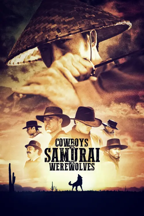 Постер до фільму "Cowboys vs Samurai vs Werewolves"