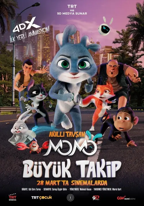 Постер до фільму "Smart Rabbit Momo: The Big Chase"