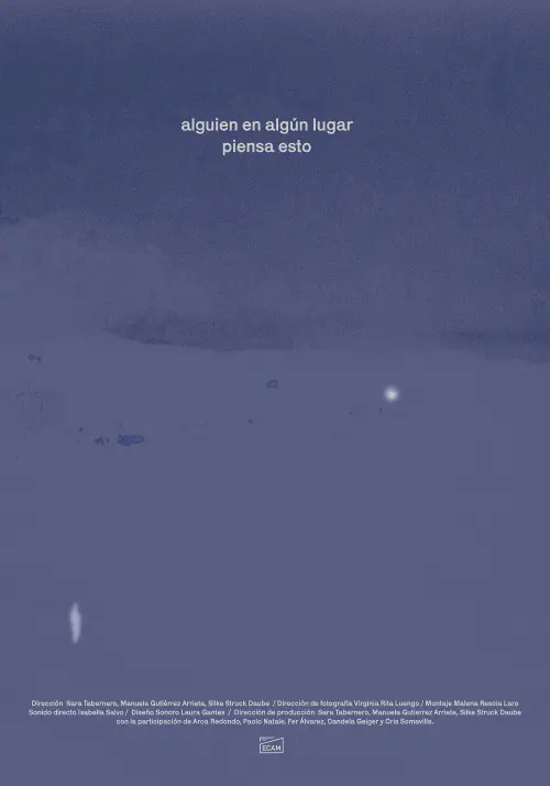 Постер до фільму "Alguien, en algún lugar, piensa esto"