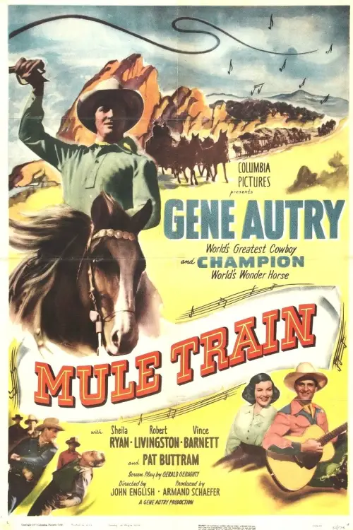Постер до фільму "Mule Train"