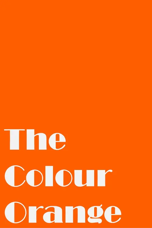 Постер до фільму "The Colour Orange"