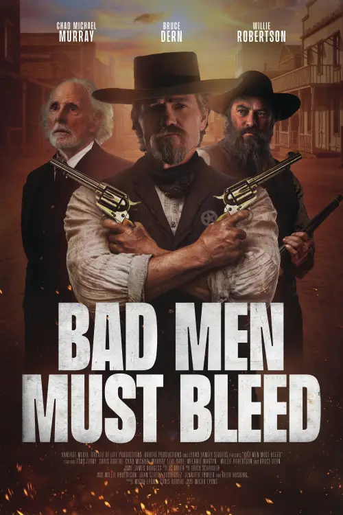 Постер до фільму "Bad Men Must Bleed"