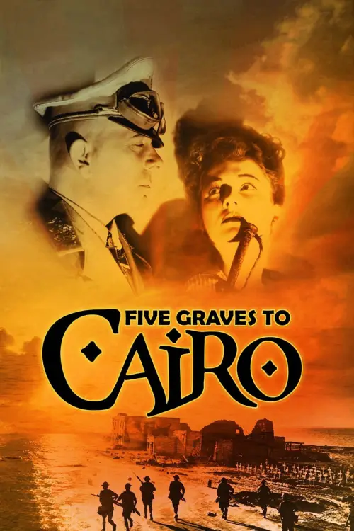 Постер до фільму "Five Graves to Cairo"