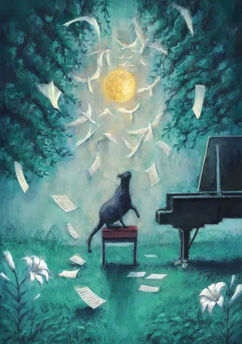 Постер до фільму "YORUSHIKA LIVE 2024 “Moon and Cat Dance”"
