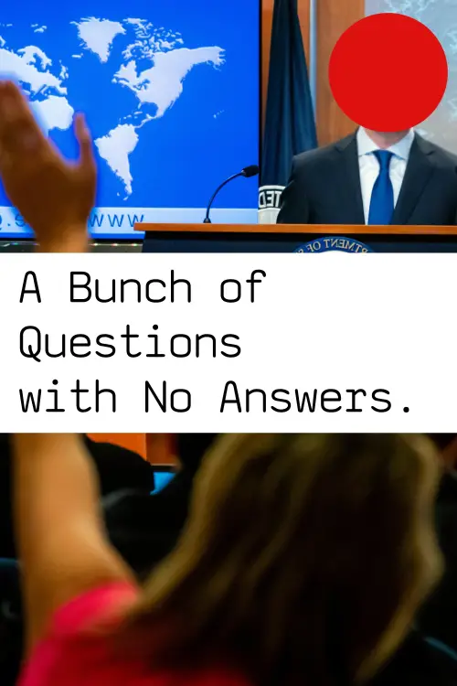 Постер до фільму "A Bunch of Questions With No Answers"