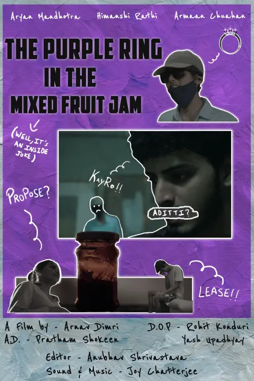 Постер до фільму "The Purple Ring In The Mixed Fruit Jam"
