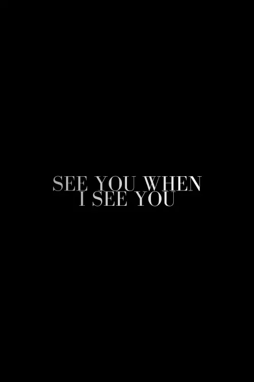 Постер до фільму "See You When I See You"