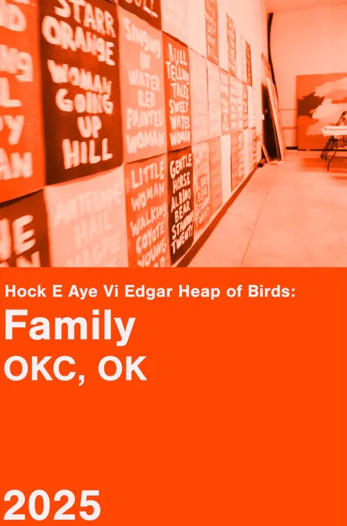Постер до фільму "Hock E Aye Vi Edgar Heap of Birds: Family - An Oral History Project"