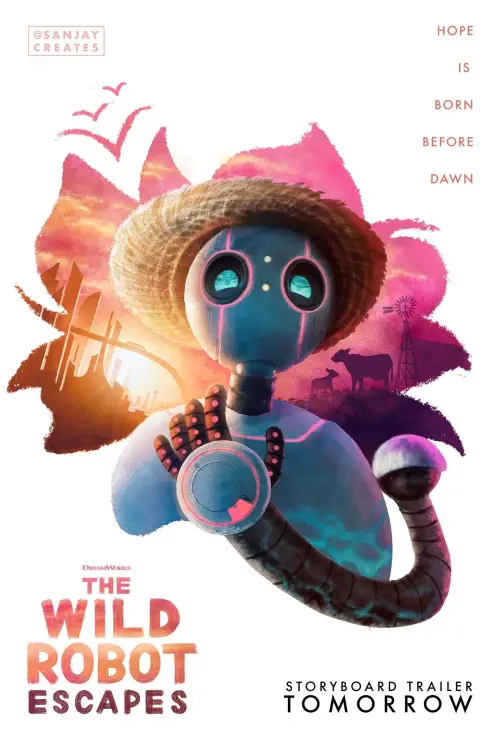 Постер до фільму "The Wild Robot Escapes"