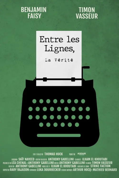 Постер до фільму "Entre les Lignes, La Vérité"
